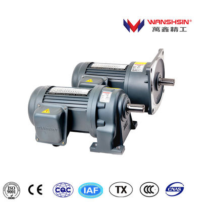 उच्च टोक़ एल्यूमिनियम एसी गियर मोटर 9W 91KW 400RPM
