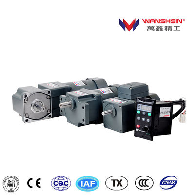 उच्च टोक़ एल्यूमिनियम एसी गियर मोटर 9W 91KW 400RPM