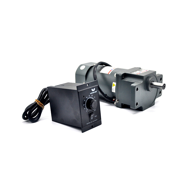 110/220/380V एसी डीसी माइक्रो रेड्यूसर कॉम्पैक्ट गियर मोटर 6 ~ 250w 1/3 चरण ब्रेक फैन के साथ